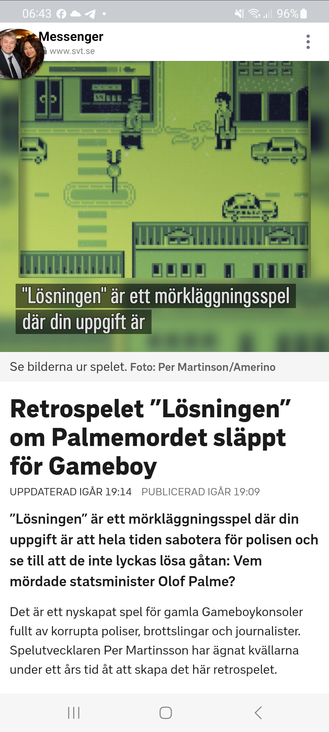 Mörkläggningsspel Om Palmemordet