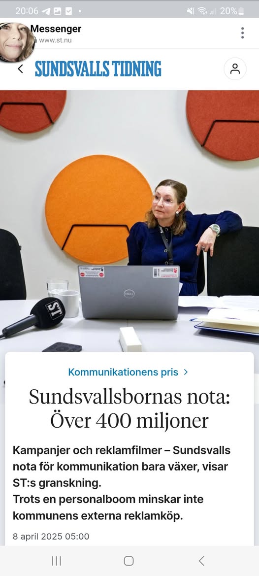 Sundsvallskommunikationsnota För 400 Miljoner