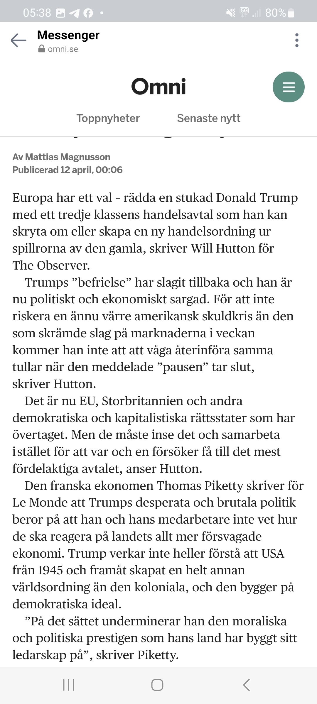 Ett Europeiskt Val..