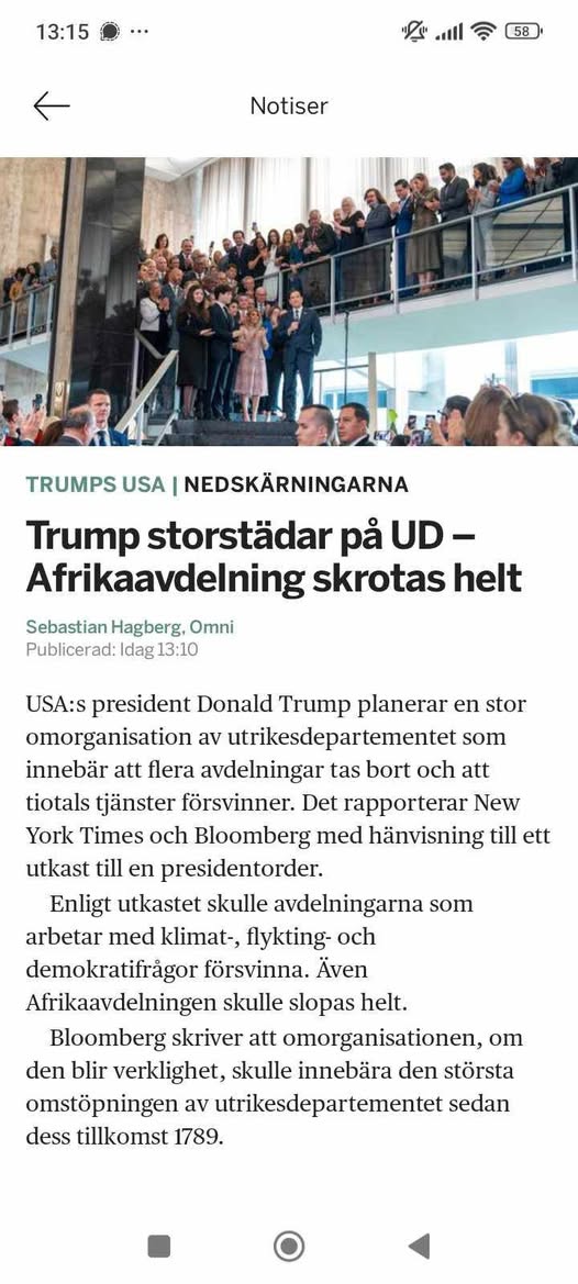 Trump Storstädar UD