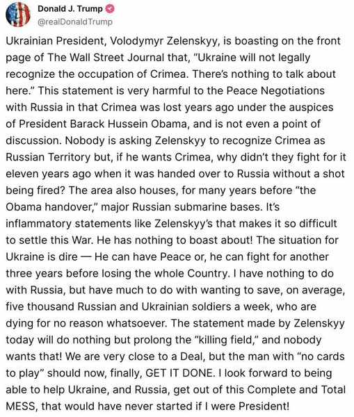 Trump & Ukrainaröran