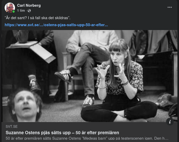 Osten-Pjäs Sätts Upp 50 År Efter Premiären