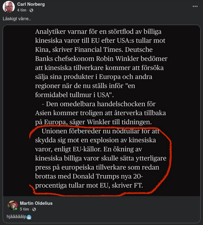 Läskig Störtflod Av Billiga Kinesiska Varor..