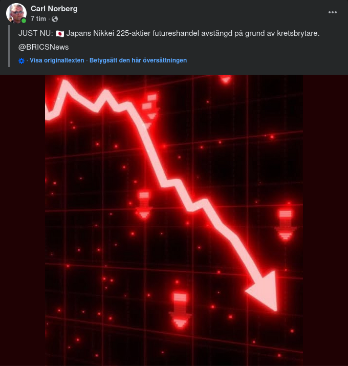 Avstängd Japansk Aktiehandel