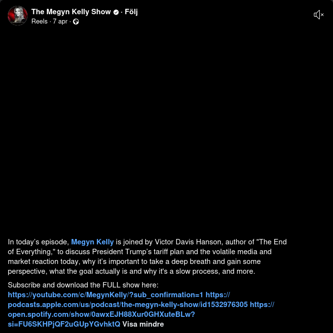 Hanson Hos Kelly Om Tarifferna