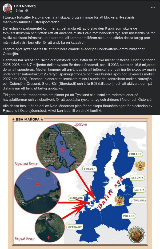 Europa & Rysk Marinverksamhet I Östersjöområdet