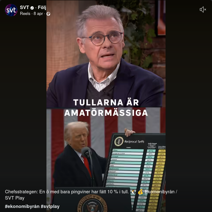 Ekonomibyrån & De Amatörmässiga Tullarna I SVT