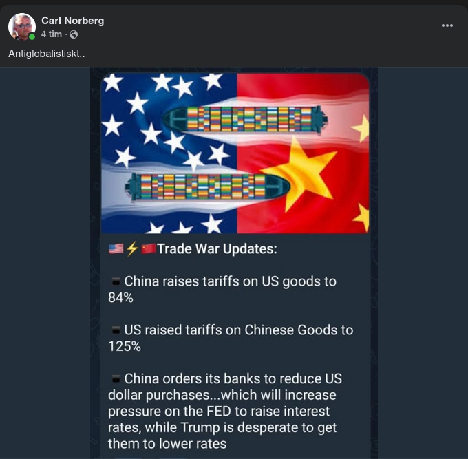 Antiglobalistiskt Kina & USA