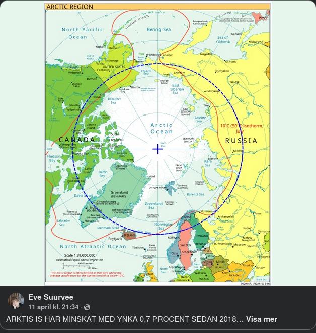 Arktisk Isutbredning