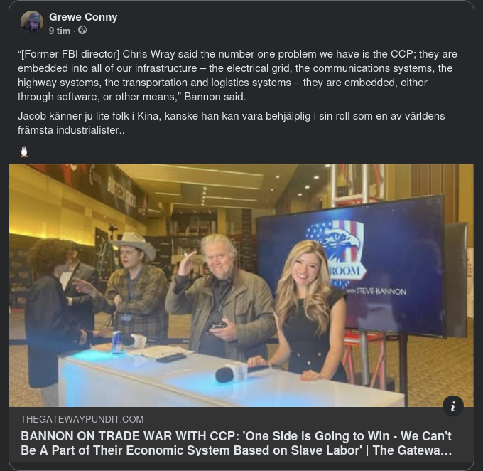 CCP I USA & Världen..