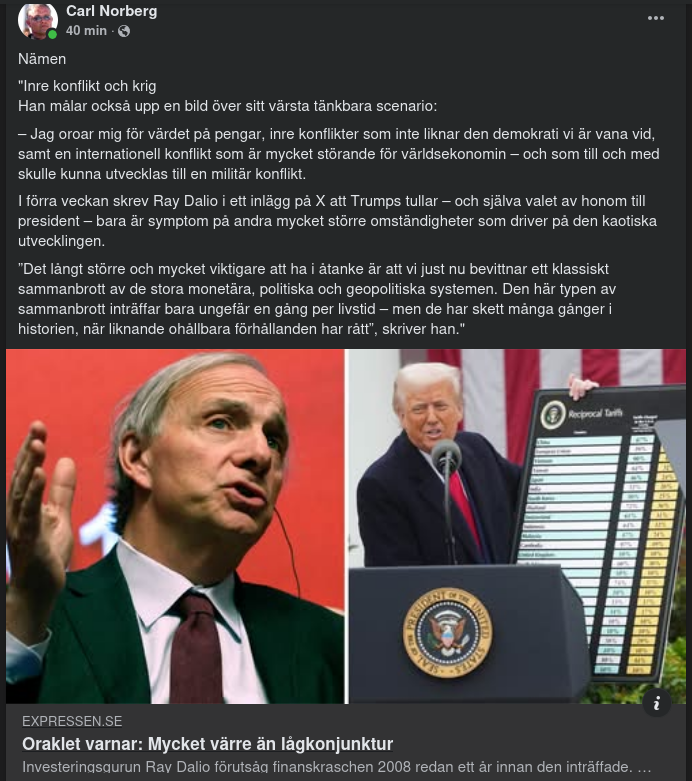 Sammanbrott Av Stora Monetära, Politiska & Geopolitiska System