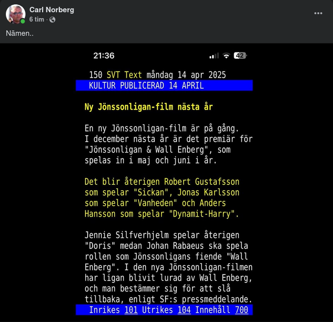 Ny Jönssonliga Nästa År
