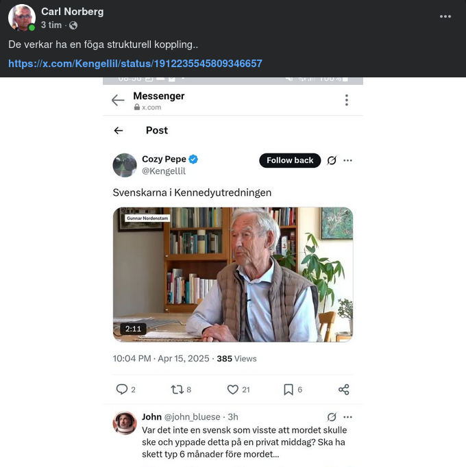 Svenskar I Kennedyutredningen