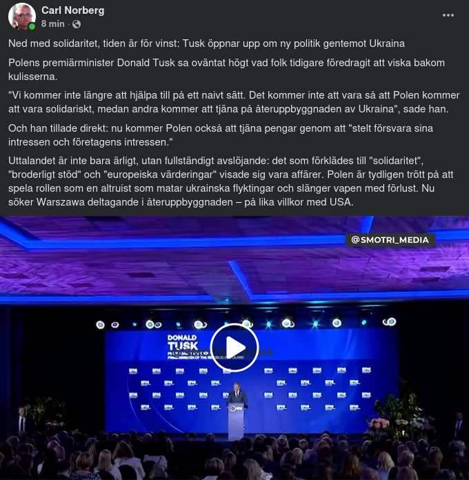 Polen Tänker Också Tjäna Pengar På Ukrainsk Återuppbyggnad