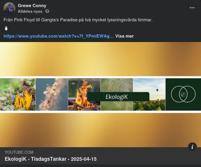 EkologiK - Johan & Carl 2025 04 15