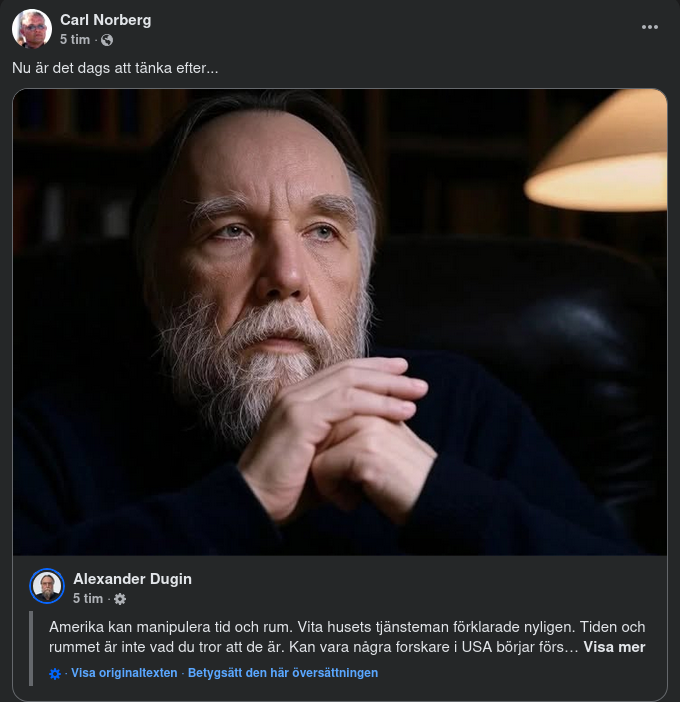 Dugin & Tidsresor