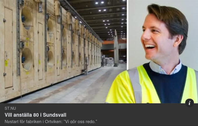 Nystart För Ortvikensfabrik