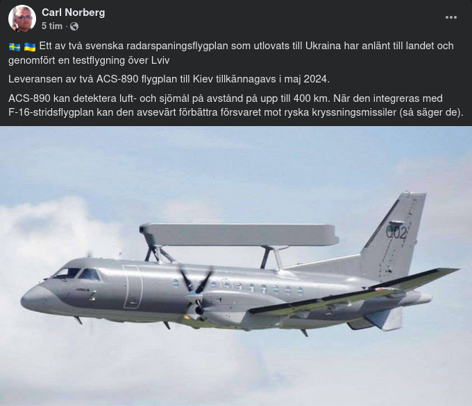 Första ACS-890 Levererad Till Ukraina