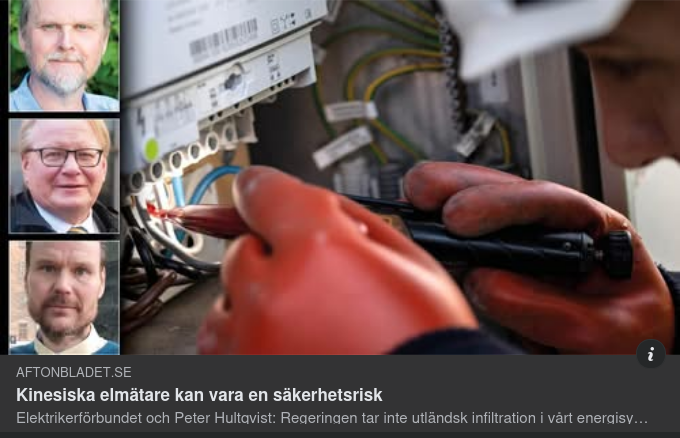 Säkerhetsriskerande Kinesiska Elmätare