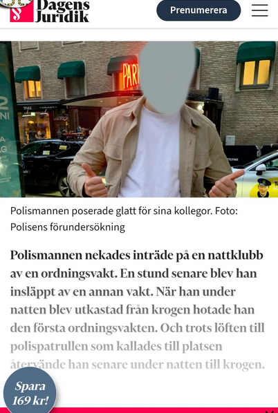 Nattklubbspolis..