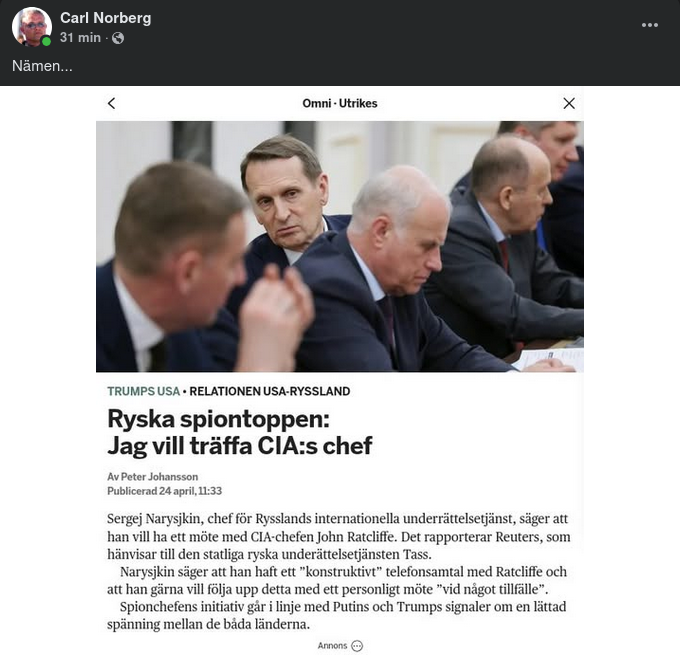 Mötesvillig Spionchef