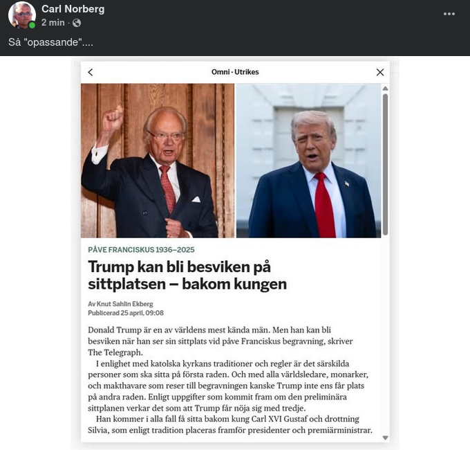 Möjlig Begravningsplaceringsbesvikelse..