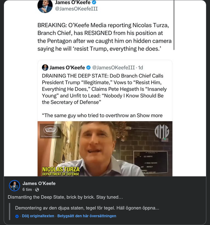 Avgår Efter Dold Kamera