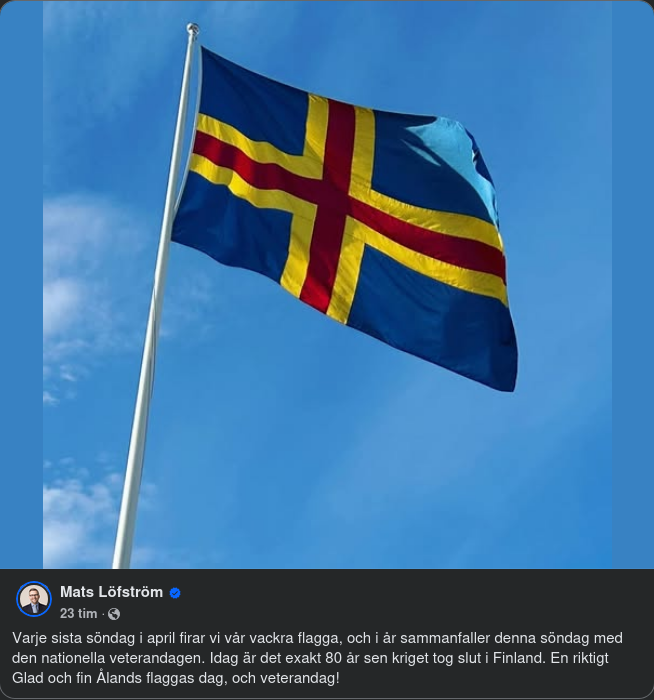 Svensk Flagga Med Rött Kors