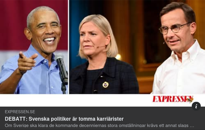 Ledare & Svenska Politiker..