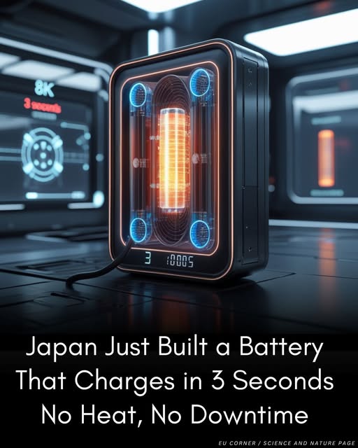 3 Sekunders Laddningstid För Japanskt Batteri