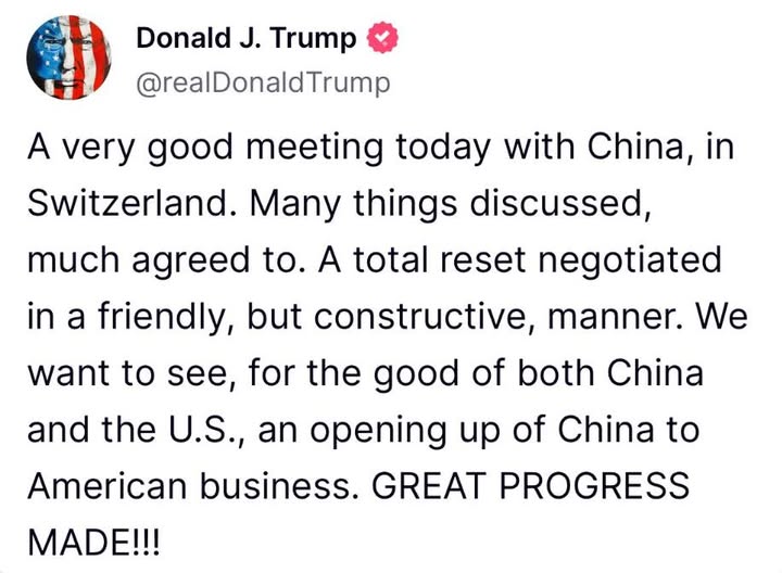 Trump Om Dagens Kinasamtal