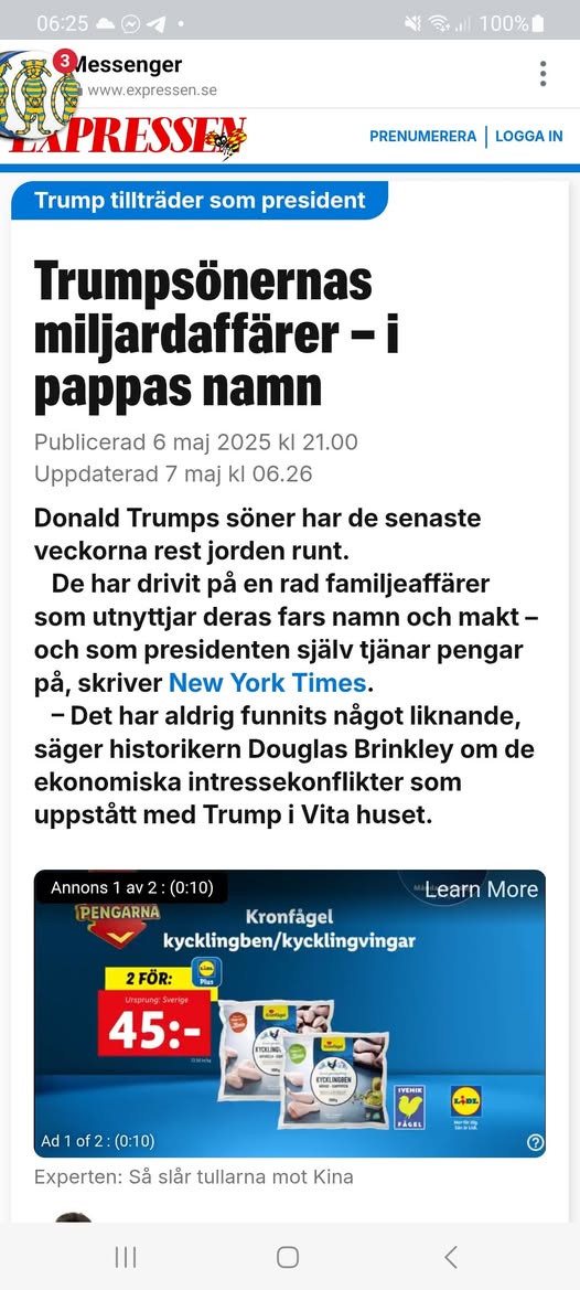 Trumpsönernas Miljardaffärer I Expressen