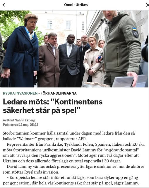 Brittiska Samtal Med Gruppen Weimar+