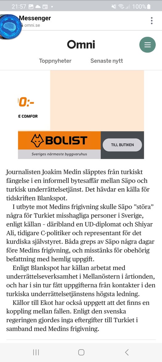 Informell Bytesaffär