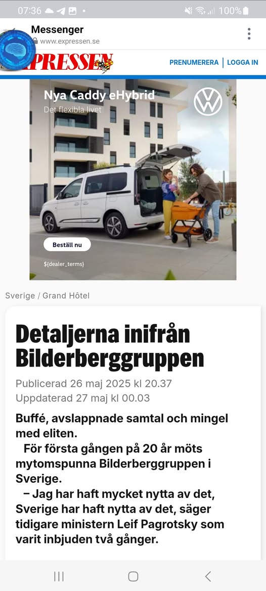 Expressen Berättar Om Bilderberg..
