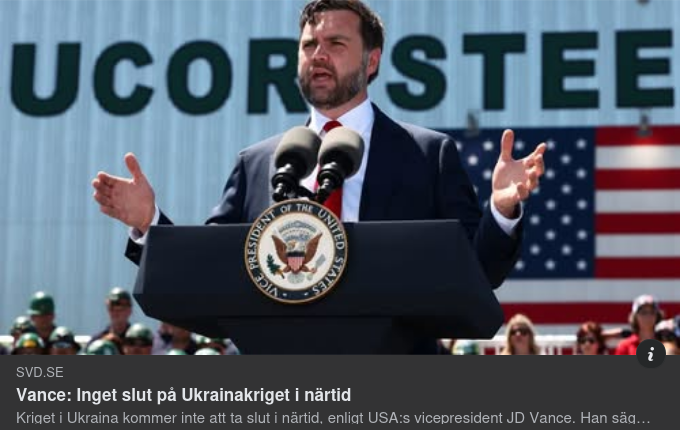 Inget Krigsslut I Närtid