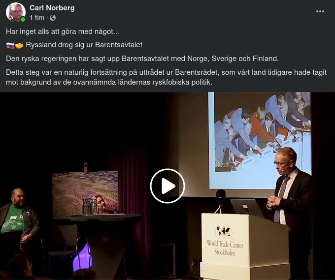 Ryssland Drar Sig Ur Barentsavtalet