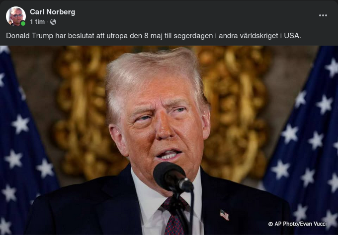 8 Maj - Amerikansk Segerdag