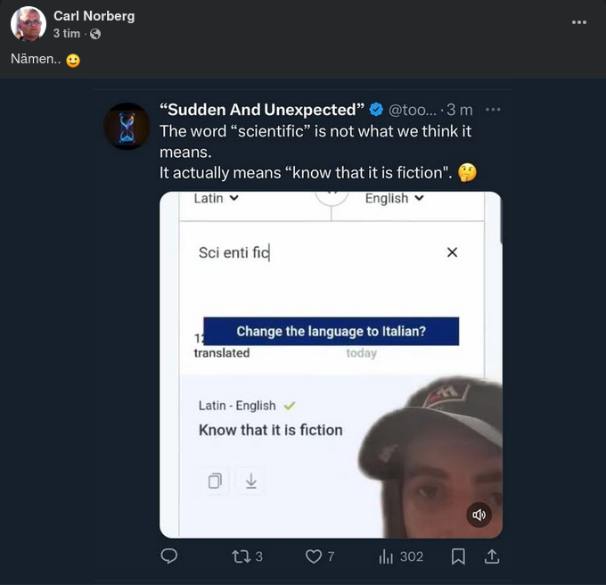 Vet att Det Är Fiktion