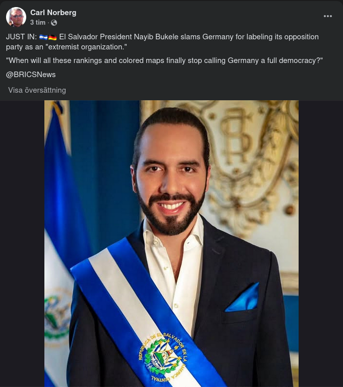 Bukele Om Tysk Demokrati