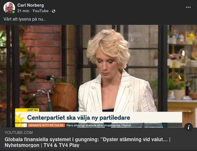 Gungande Globalt Finanssystem Hos TV4