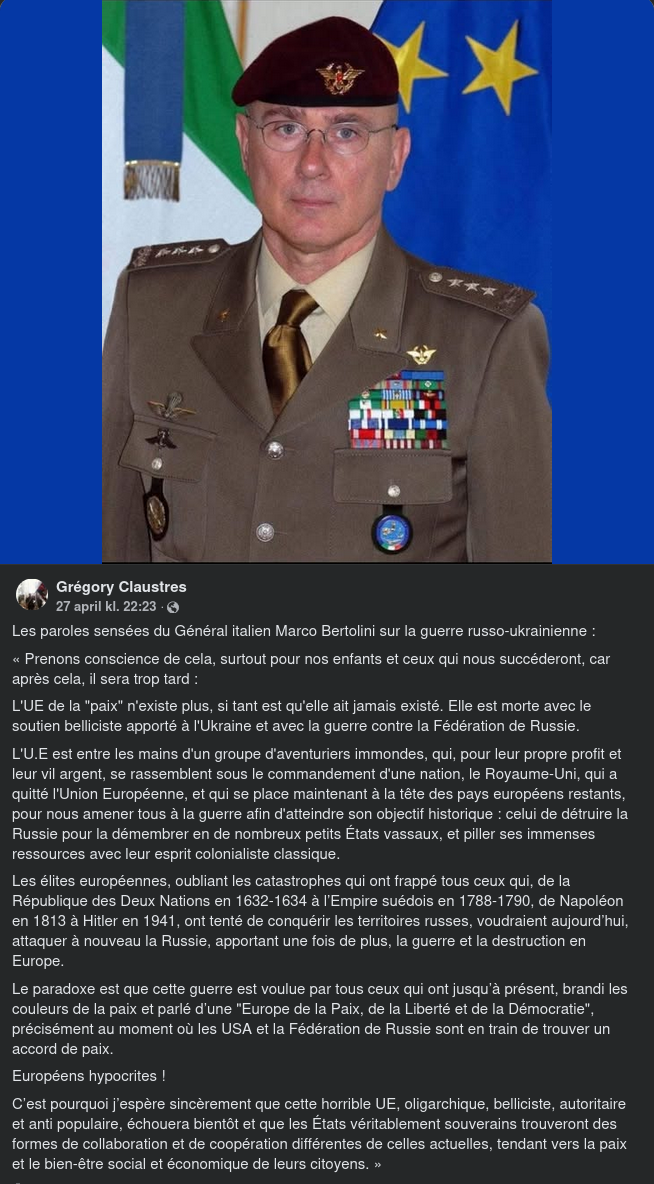 Italienska Generalsord