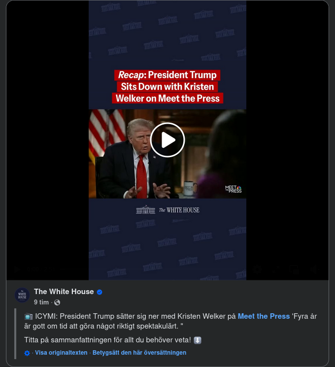 Trump Hos Kristen Welker