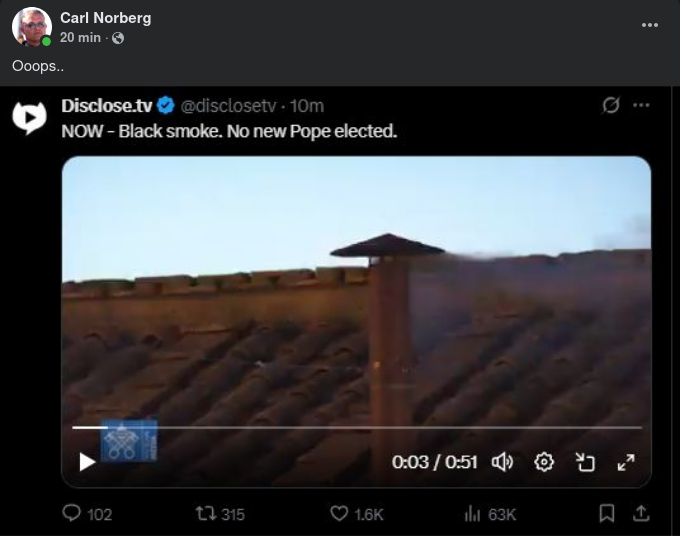 Svart Påverök Idag