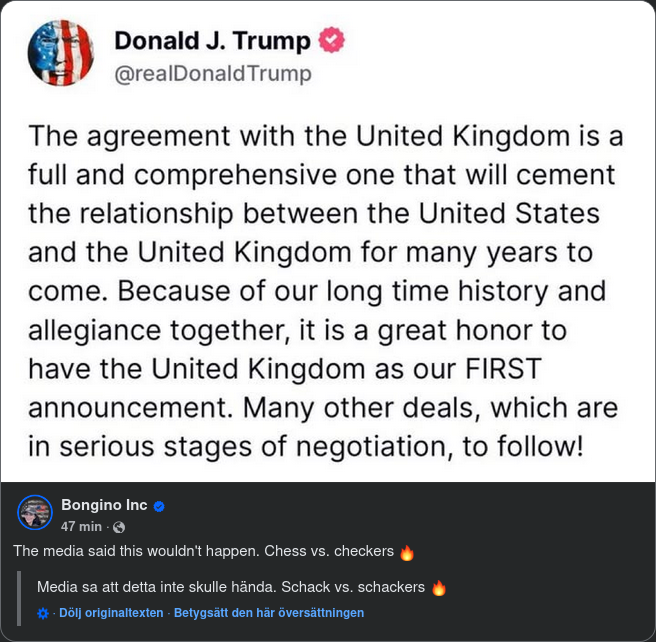 Avtal Mellan USA & UK