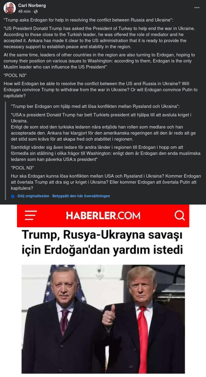 Trump Ber Turkiet Medla