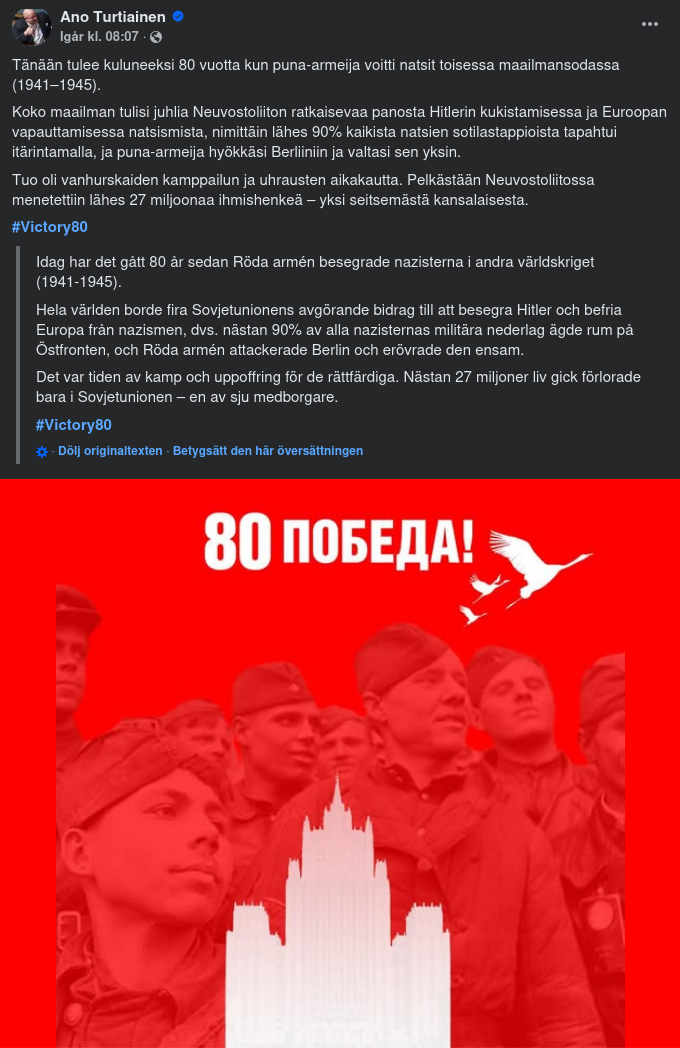 Rättvisande Historiebeskrivning Från Ano Turtiainen