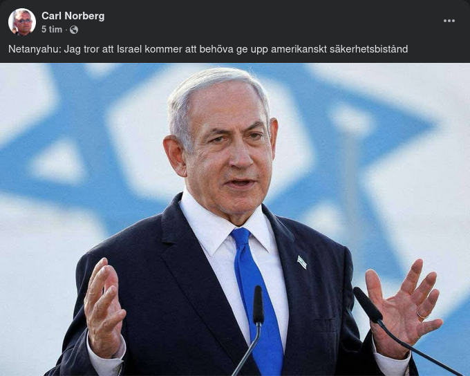 USA, Hamas & Ett Missnöjt Israel