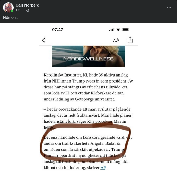 Könskorrigerande Vård & Trafiksäkerhet I Angola Hos KI