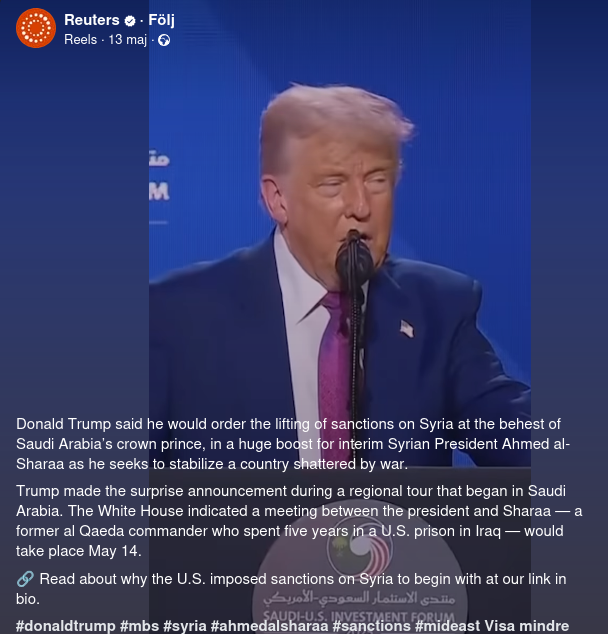 Trump I Saudiarabien